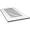 Ekena Millwork Arch Top Surface Mount PVC Gable Vent: Functional, w/ 3-1/2"W x 1"P Standard Frame, 16"W x 30"H GVPAR16X3001SF - alternate 5